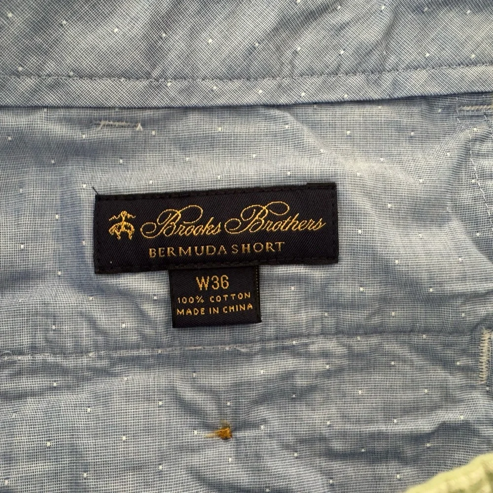 Brooks Brothers Washed Stretch Cotton Seersucker Shorts - Picture 11 of 12